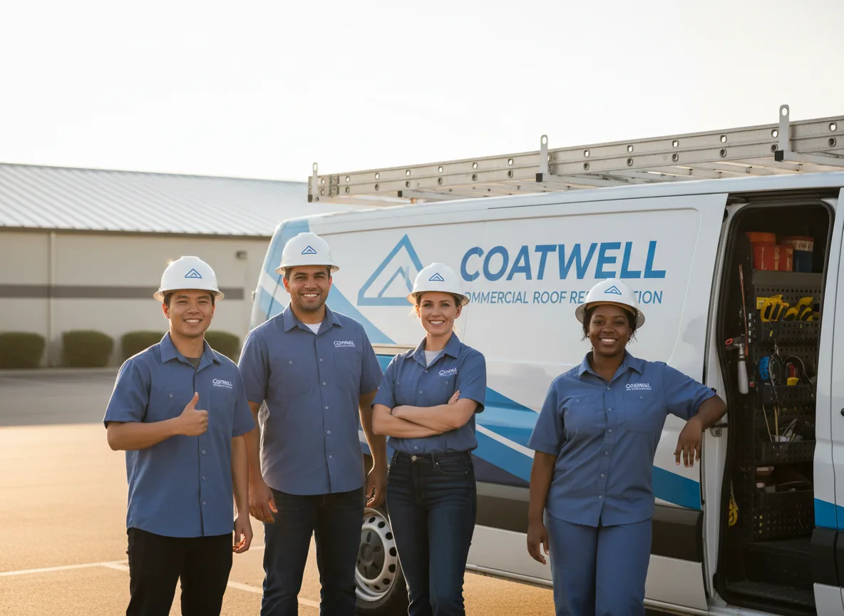 Commercial roof coating company in Lindsey, OH
